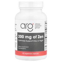 Allergy Research Group, Zen, 200 mg, 120 Vegetarian Capsules UPC 713947766501 | HiLife Vitamins