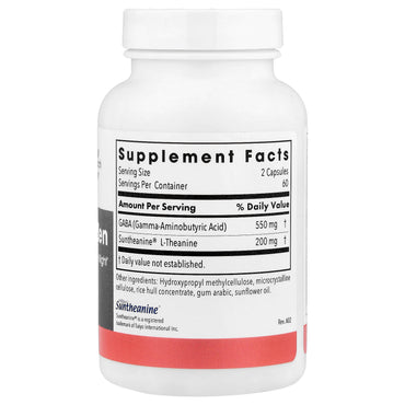 Allergy Research Group, Zen, 200 mg, 120 Vegetarian Capsules UPC 713947766501 | HiLife Vitamins