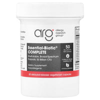 Allergy Research Group, Essential-Biotic® Complete, 50 Billion CFUs, 60 Delayed-Release Vegetarian Capsules UPC 713947773004 | HiLife Vitamins