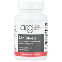 Allergy Research Group, Zen Sleep, 60 Vegetarian Capsules UPC 713947773608 | HiLife Vitamins