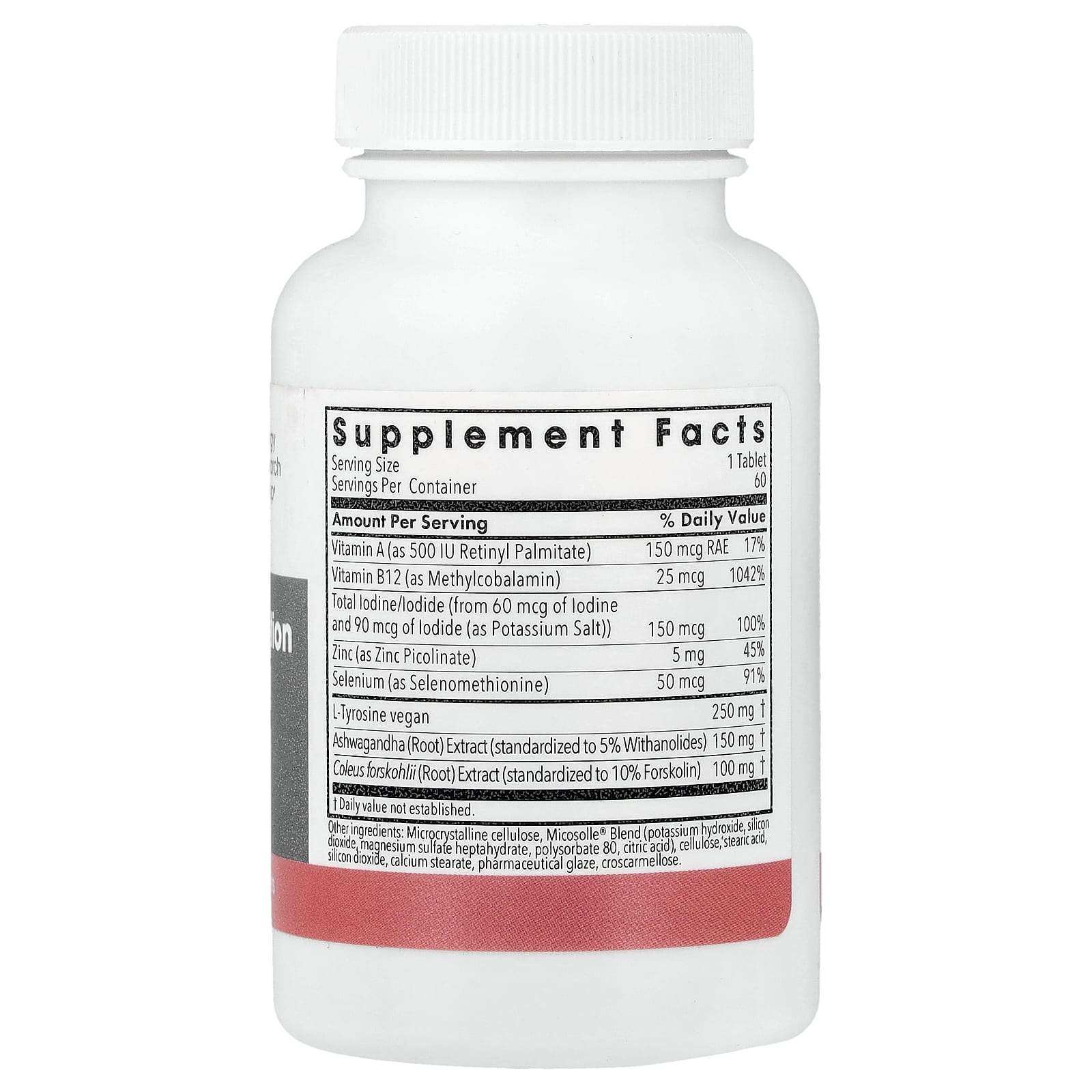 Allergy Research Group, Thyroid Nutrition with Iodoral®, 60 Vegetarian Tablets UPC 713947776708 | HiLife Vitamins