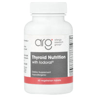 Allergy Research Group, Thyroid Nutrition with Iodoral®, 60 Vegetarian Tablets UPC 713947776708 | HiLife Vitamins