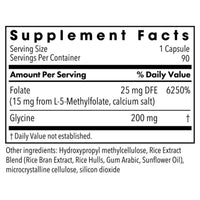 Allergy Research Group, MethylPro® L-Methylfolate 15 mg, 60 Vegetarian Capsules UPC 838287008125 | Hilife Vitamins