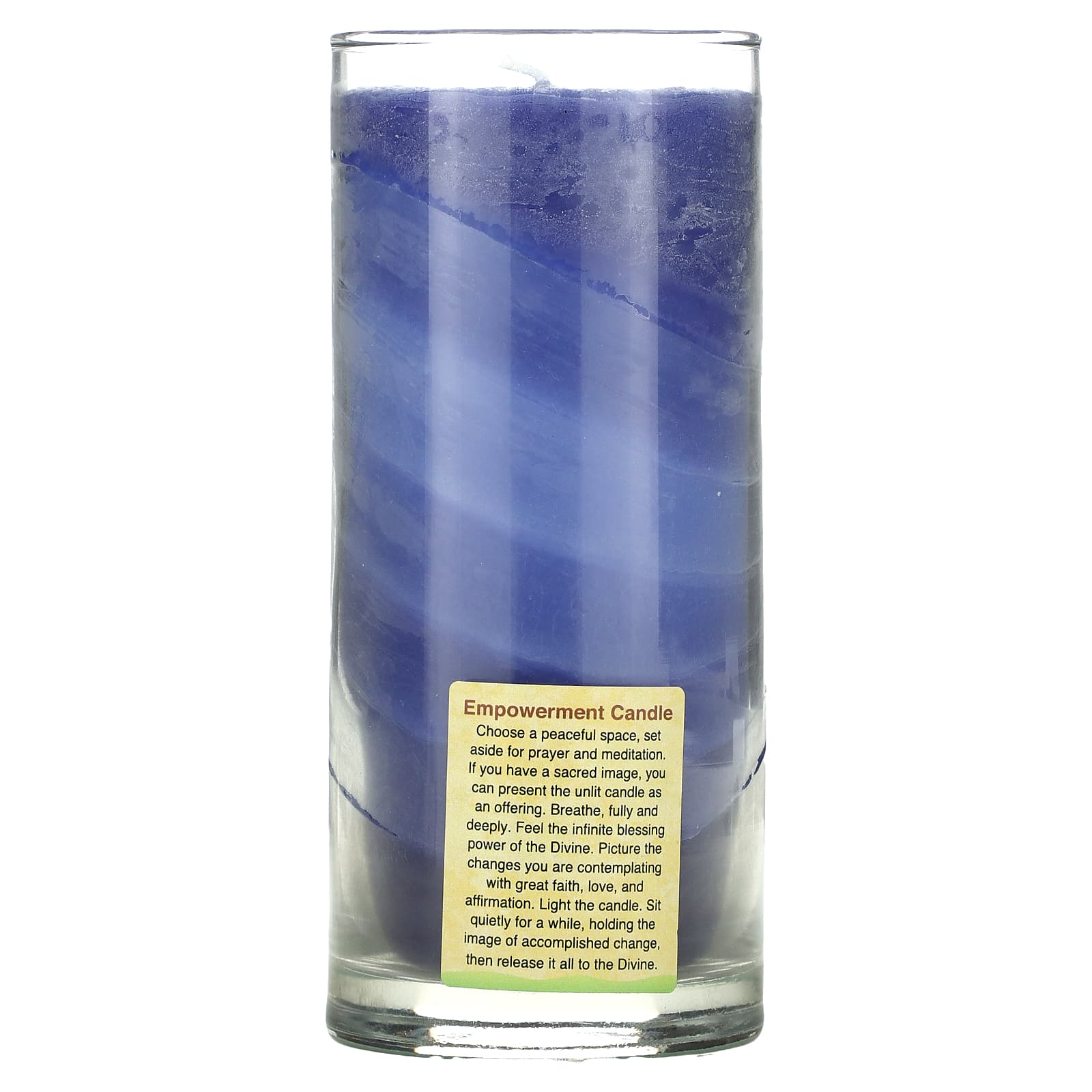 Aloha, Candle Chakra Energy Jar Abundance Indigo, 11 Oz UPC 760860261026 | HiLife Vitamins