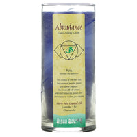 Aloha, Candle Chakra Energy Jar Abundance Indigo, 11 Oz UPC 760860261026 | HiLife Vitamins