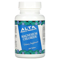 Alta Health Products, Magnesium Chloride, 100 Tablets UPC 076920000604 | HiLife Vitamins