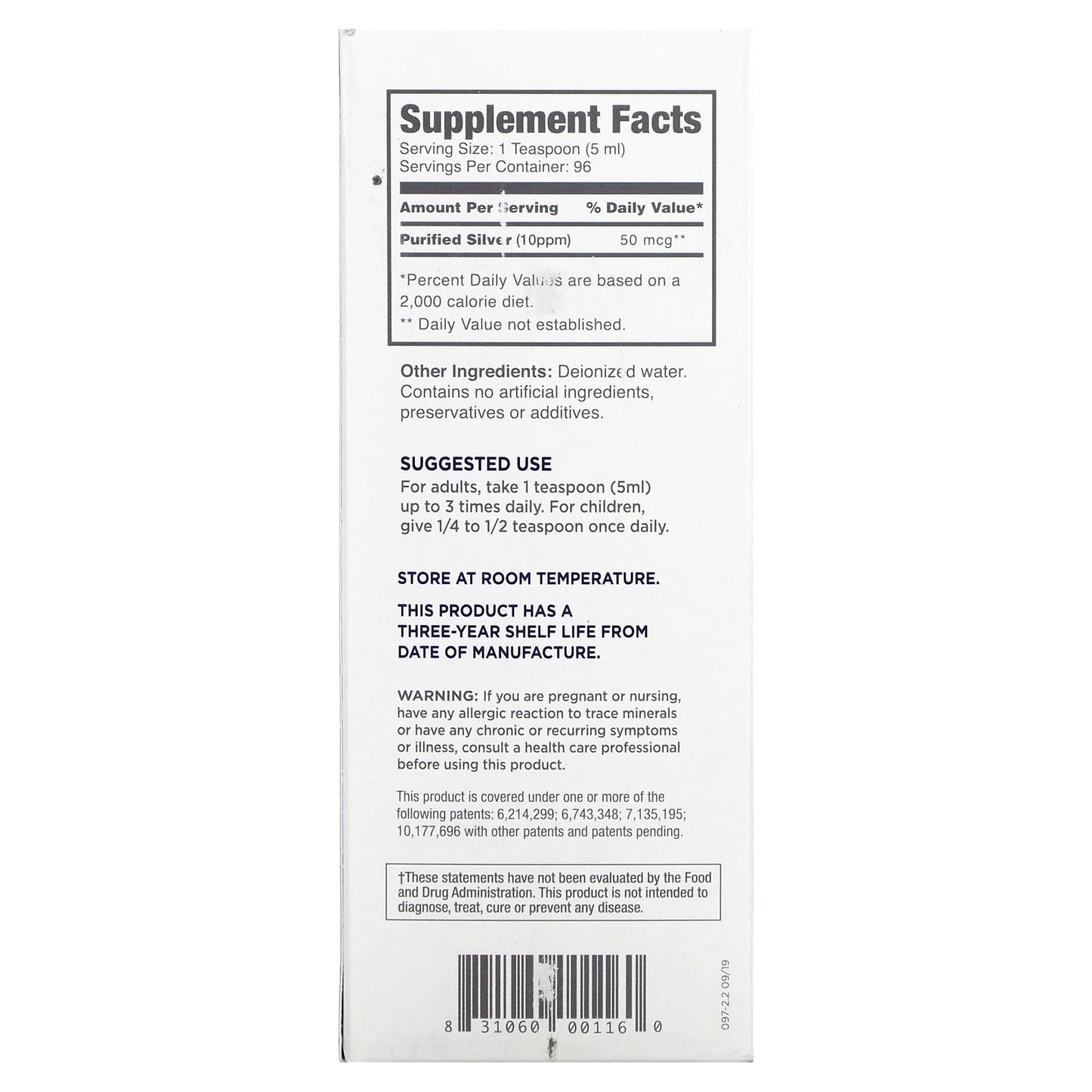 American Biotech Labs, Silver Biotics, Daily Liquid Immune Support, 16 fl oz UPC 831060001160 | Hilife Vitamins