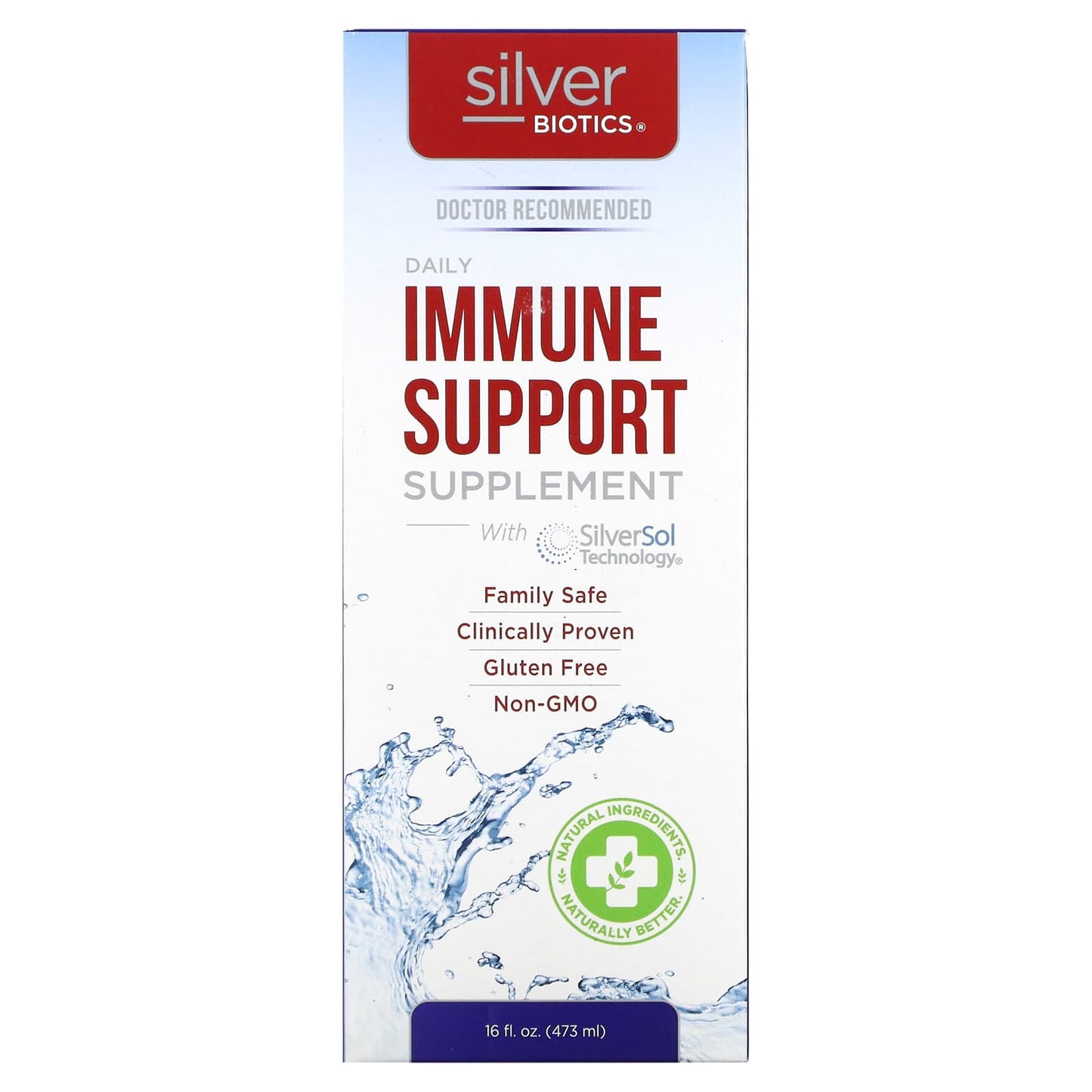 American Biotech Labs, Silver Biotics, Daily Liquid Immune Support, 16 fl oz UPC 831060001160 | Hilife Vitamins