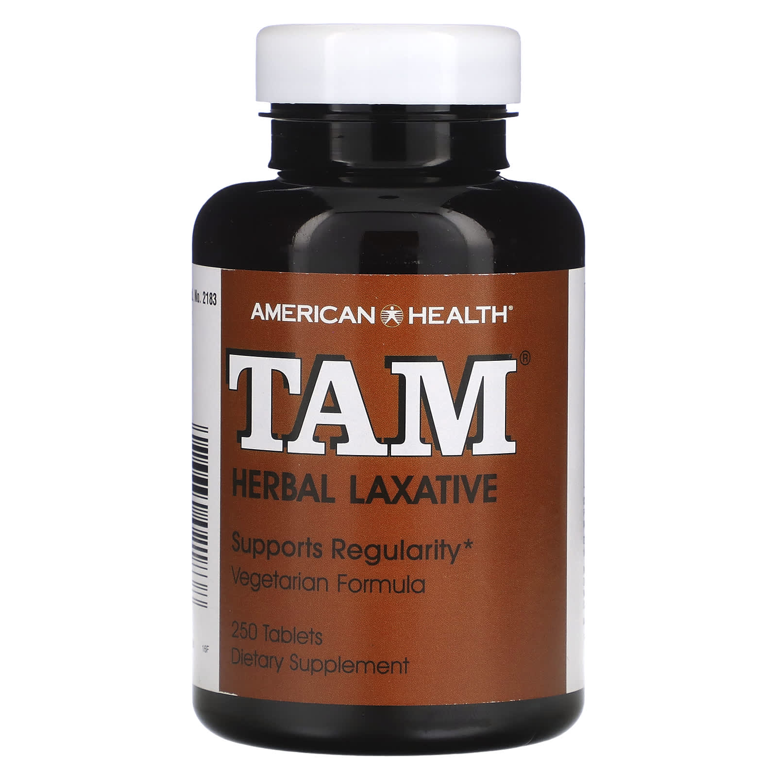 American Health, Tam Herbal Laxative, 250 Tablets UPC 076630021838 | Hilife Vitamins