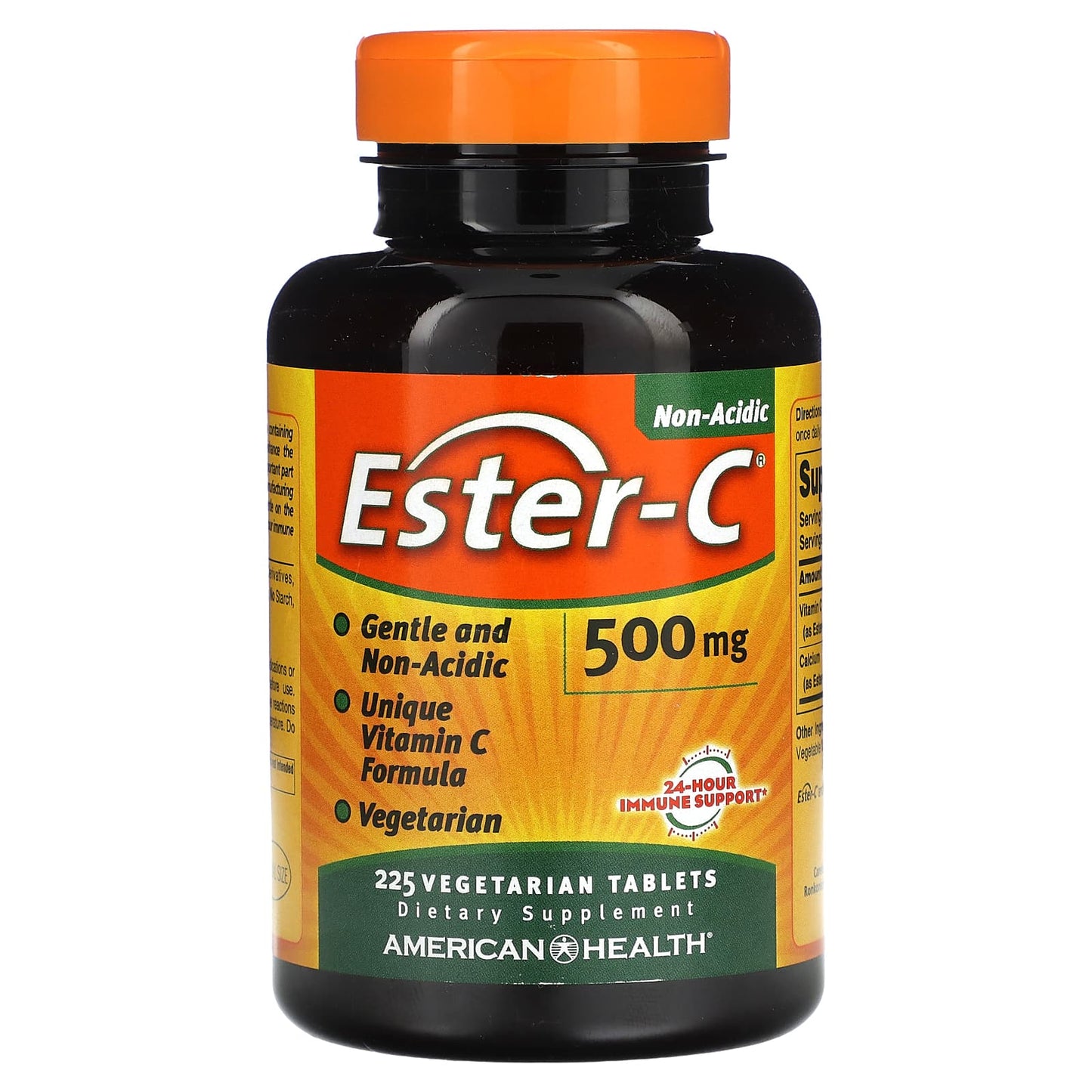 American Health, Ester-C, 500 mg, 225 Vegetarian Tablets UPC 076630169912 | Hilife Vitamins