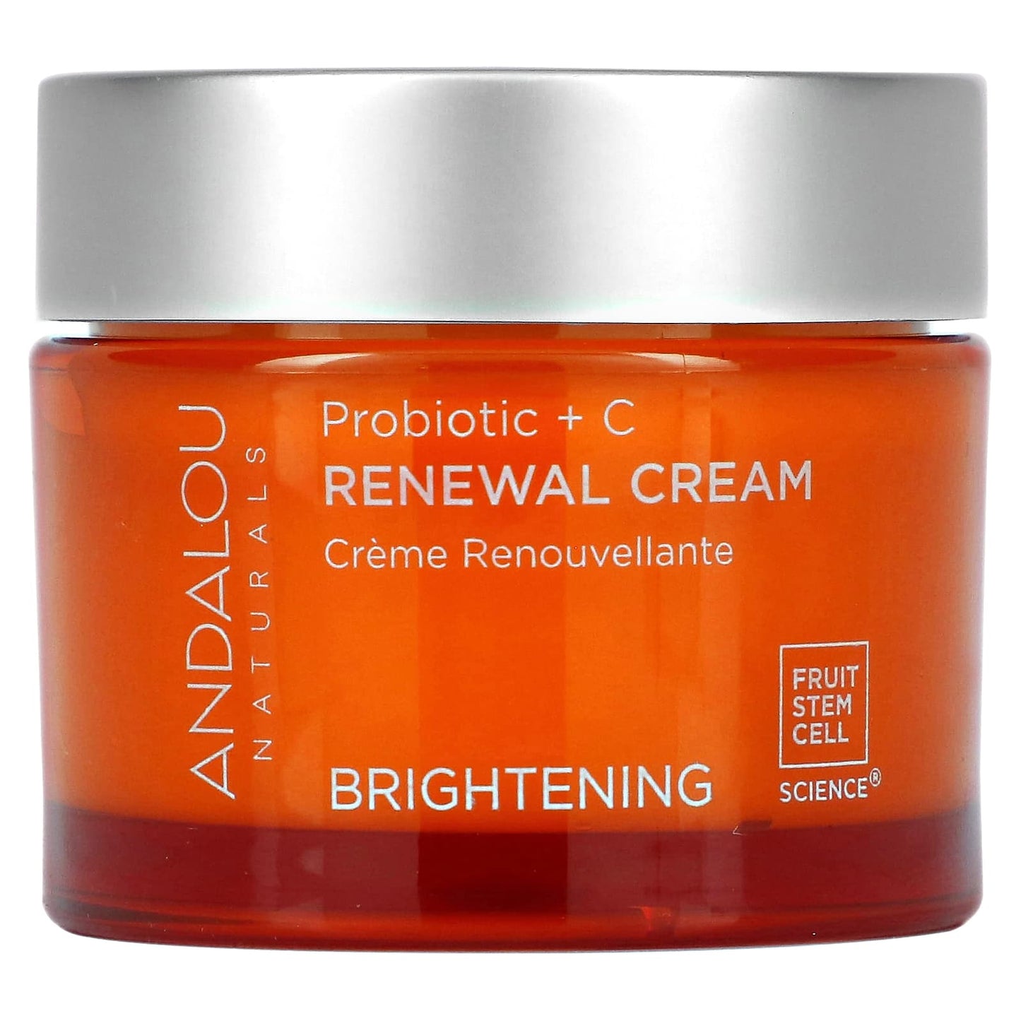 Andalou Naturals, Renewal Cream, Probiotic + C, Brightening, 1.7 fl oz (50 ml) UPC 859975002300 | Hilife Vitamins