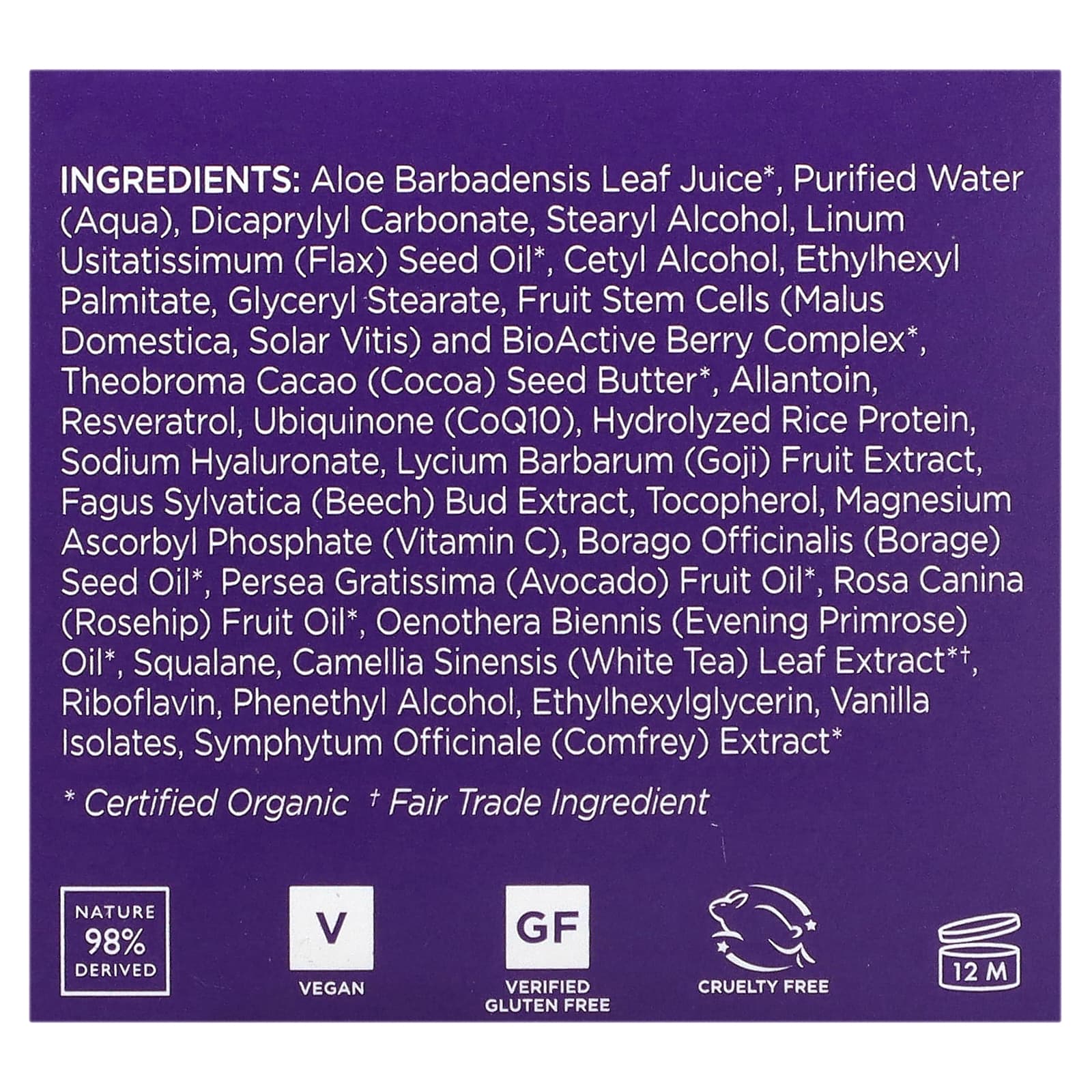 Andalou Naturals, Night Repair Cream, Resveratrol Q10, 1.7 oz (50 g) UPC 859975002317 | Hilife Vitamins