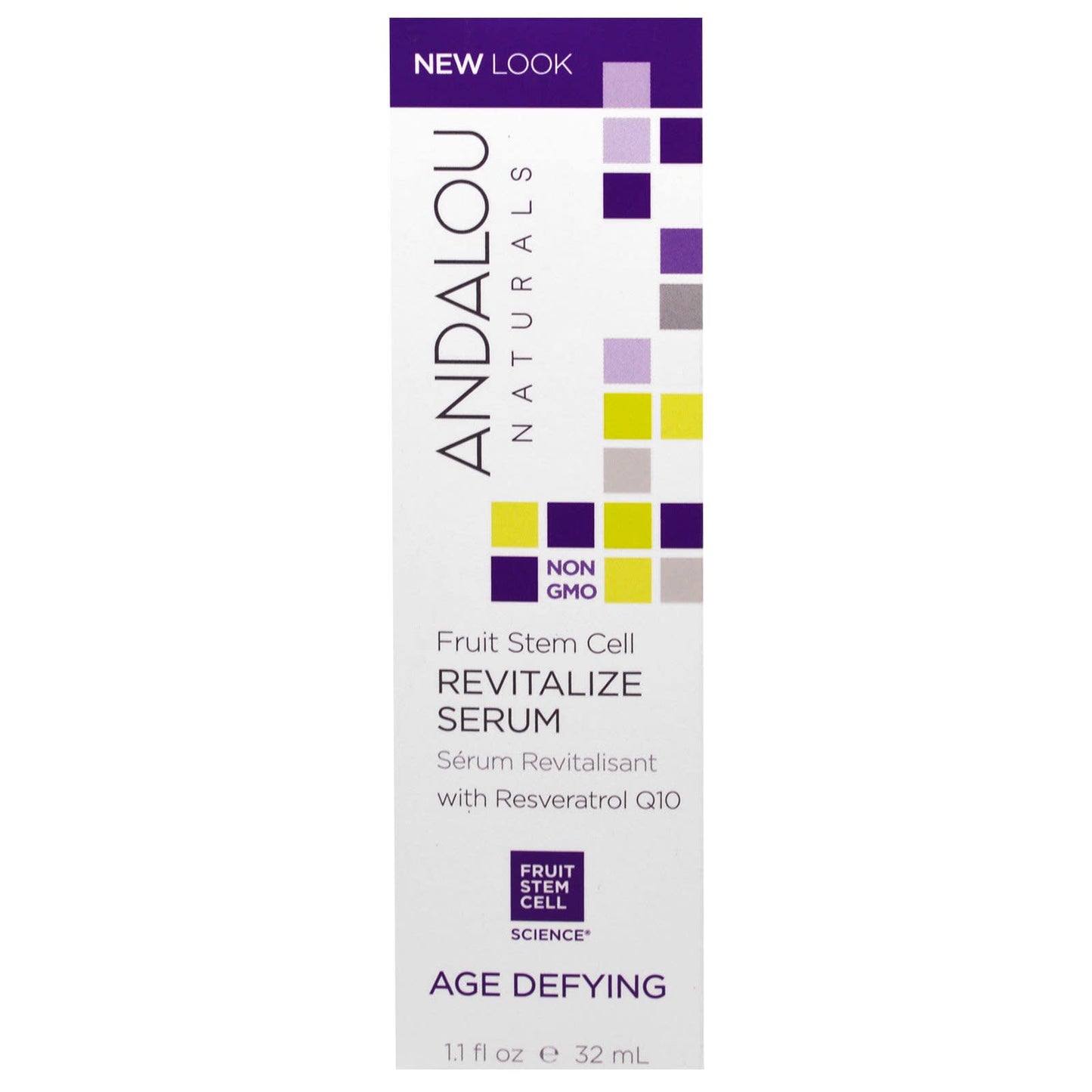 Andalou Naturals, Revitalize Serum, Age Defying, 1.1 fl oz (32 ml) UPC 859975002331 | Hilife Vitamins