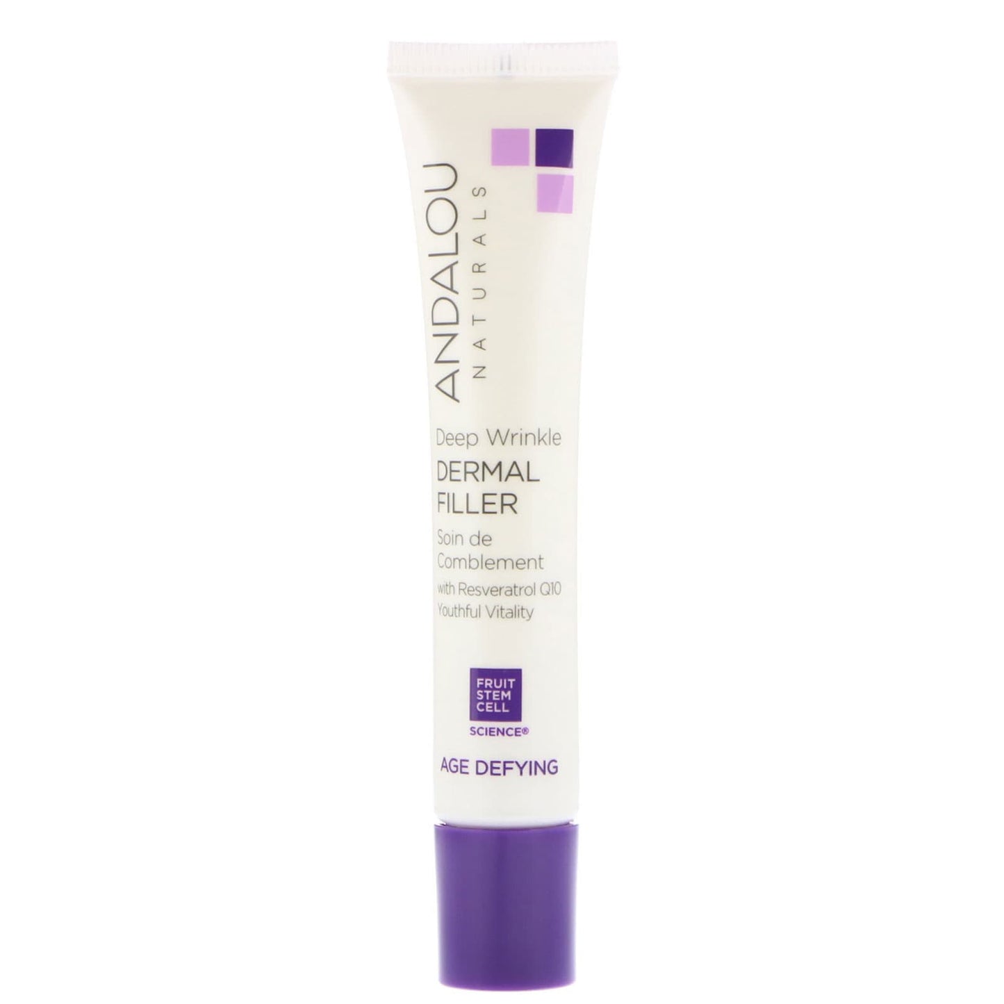 Andalou Naturals, Deep Wrinkle Dermal Filler, Age Defying, 0.6 fl oz (18 ml) UPC 859975002355 | Hilife Vitamins