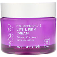 Andalou Naturals, Lift & Firm Cream, Hyaluronic DMAE, Age Defying, 1.7 Oz UPC 859975002492 | Hilife Vitamins