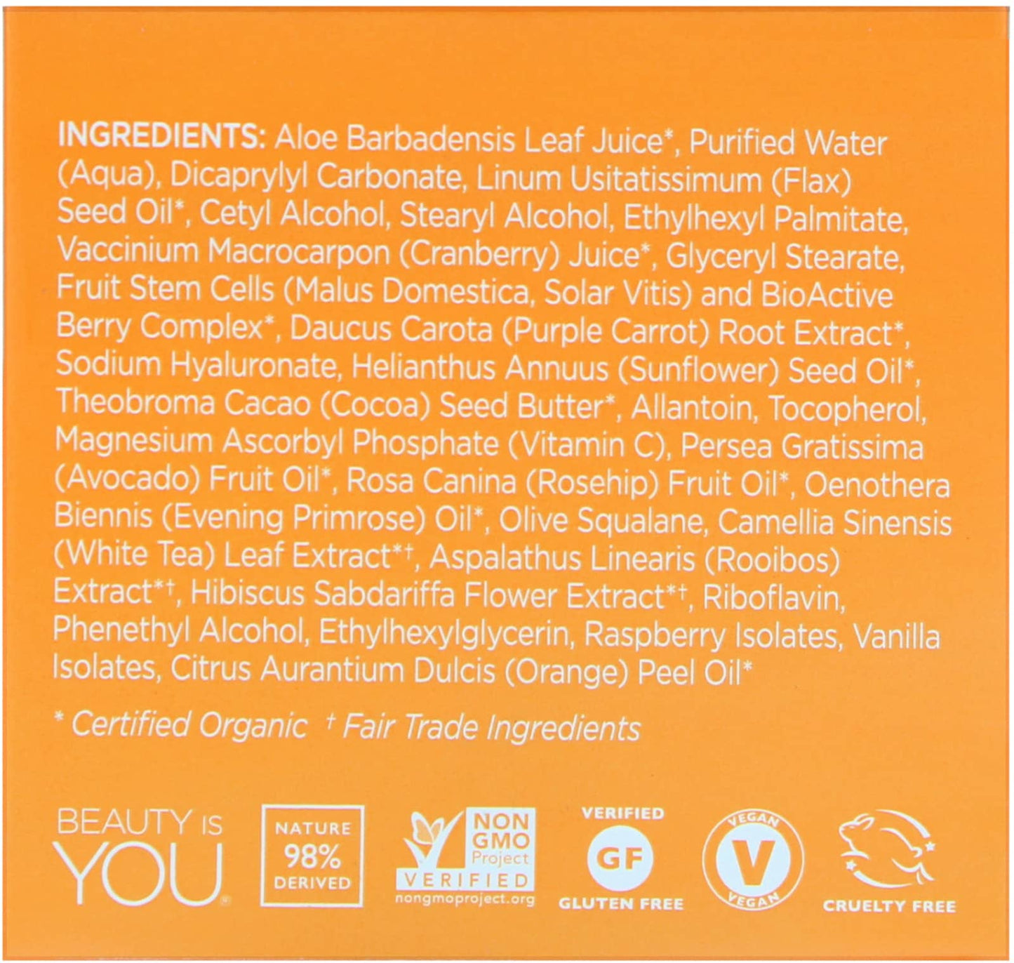 Andalou Naturals, Luminous Night Cream, Purple Carrot + C, Brightening, 1.7 fl oz (50 ml) UPC 859975002508 | Hilife Vitamins