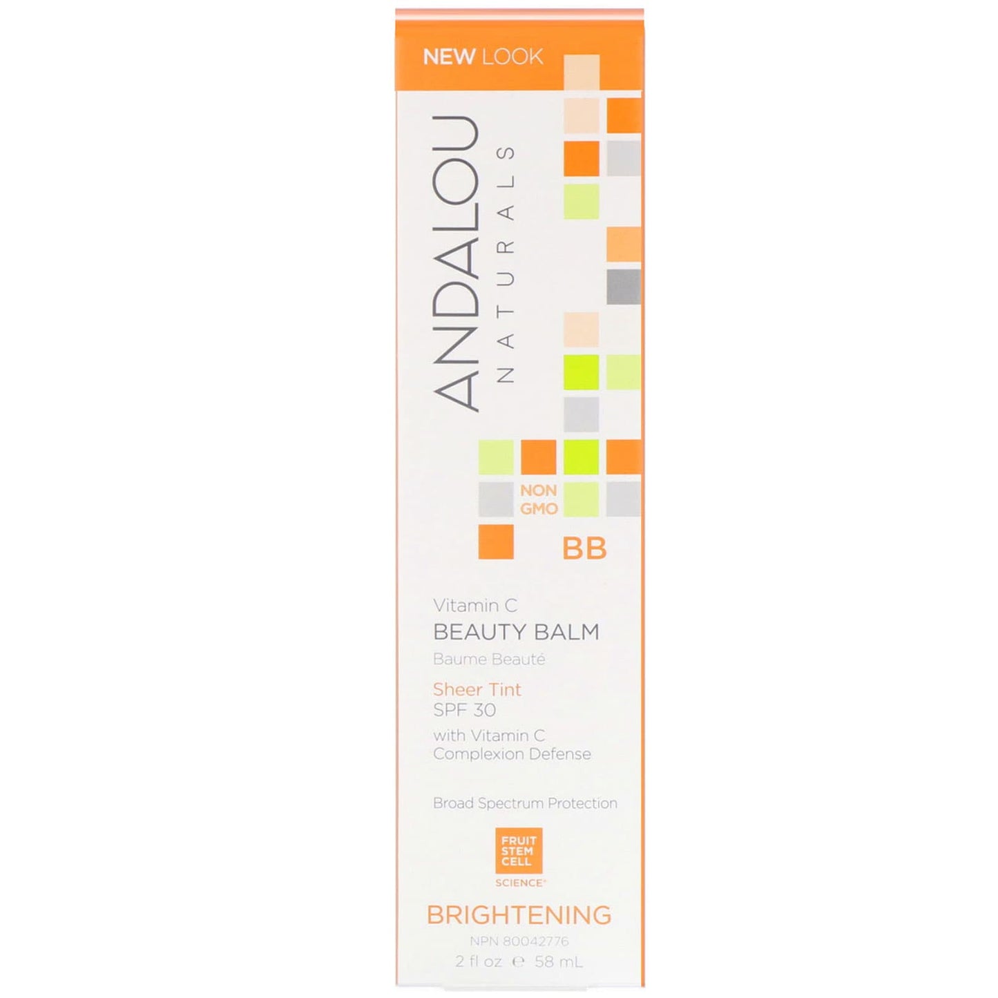 ANDALOU NATURALS, All in One Beauty Balm Sheer Tint with SPF30, 2 Oz UPC 859975002522 | Hilife Vitamins