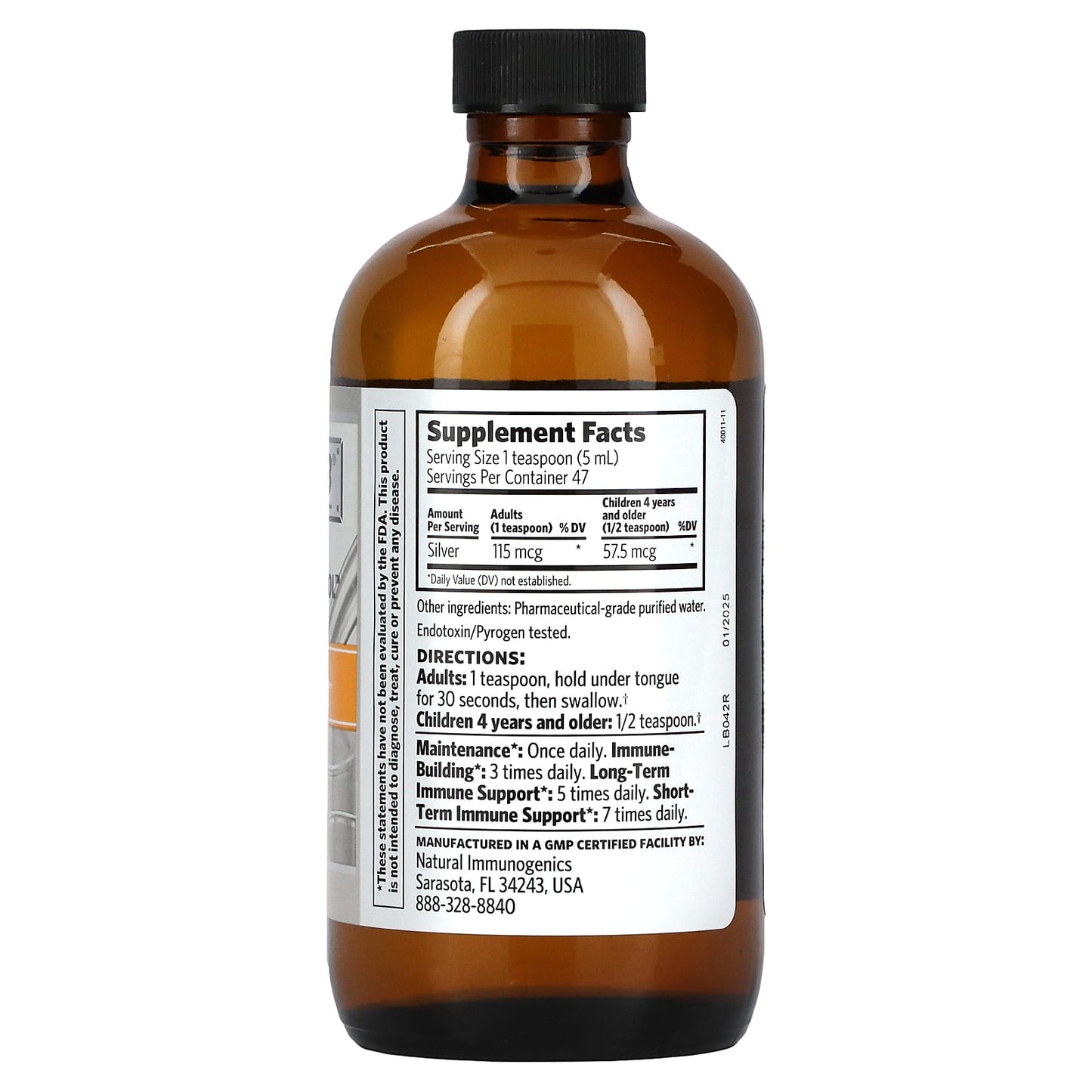 Argentyn 23, Bio-Active Silver Hydrosol, 8 Oz UPC 684088331333 | HiLife Vitamins