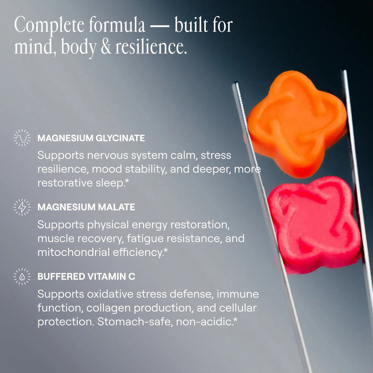 Arq8, Magnesium+ Gummies Mixed Berry Flavor, 60 Vegan Gummies UPC 850081849179 | Hilife Vitamins