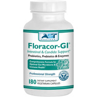AST Enzymes, Floracor-GI®, 180 Vegetarian Capsules UPC 850213002038 | Hilife Vitamins