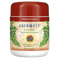 Auromere, Ayurvedic Herbomineral Mudbath Powder, 16 Oz UPC 027275110050 | Hilife Vitamins