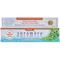 Auromere Imports, Classic (Licorice) Toothpaste, 4.16 Oz UPC 027275200027 | HiLife Vitamins
