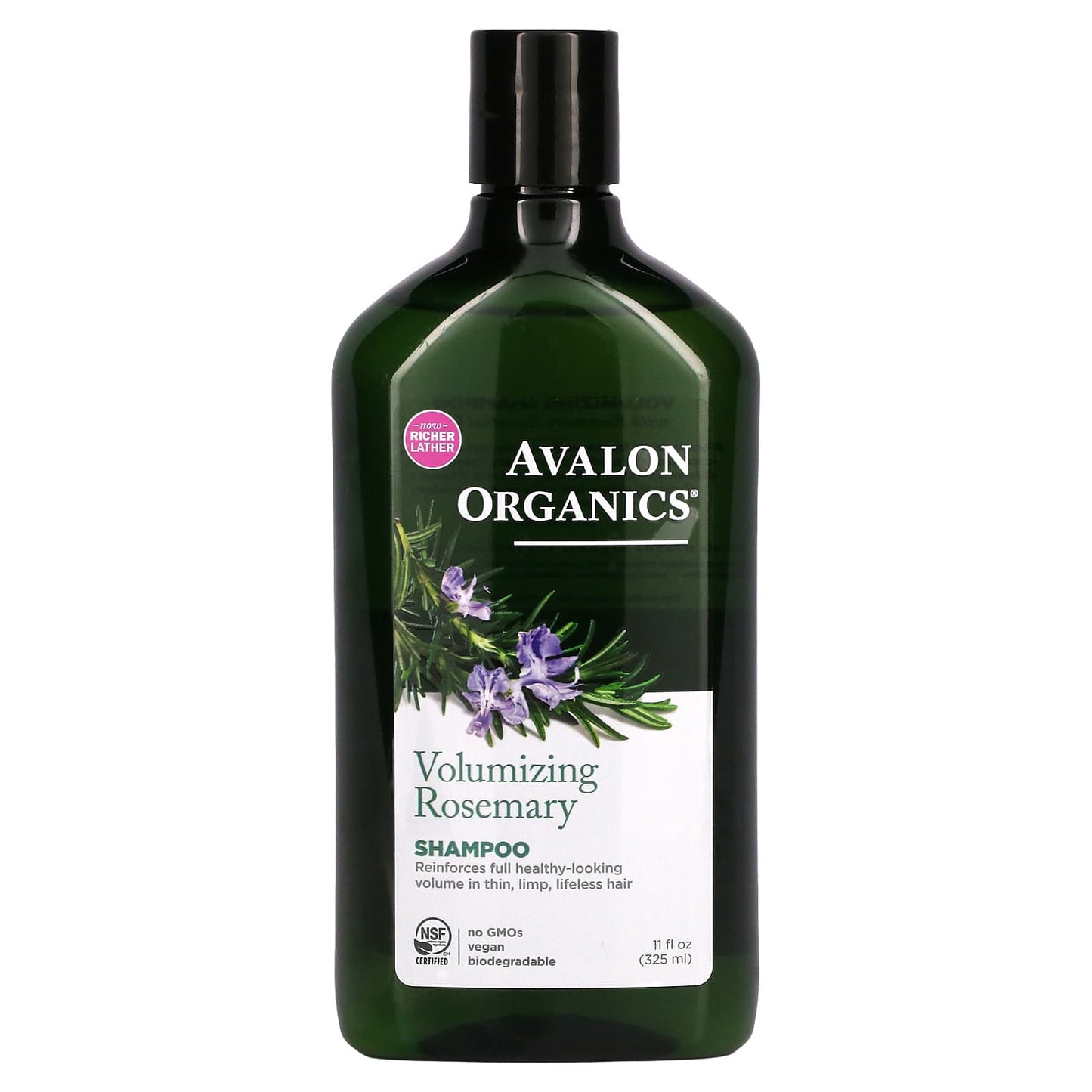 Avalon Organics, Shampoo Organic Rosemary - Volumizing, 11 Oz UPC 654749351109 | Hilife Vitamins