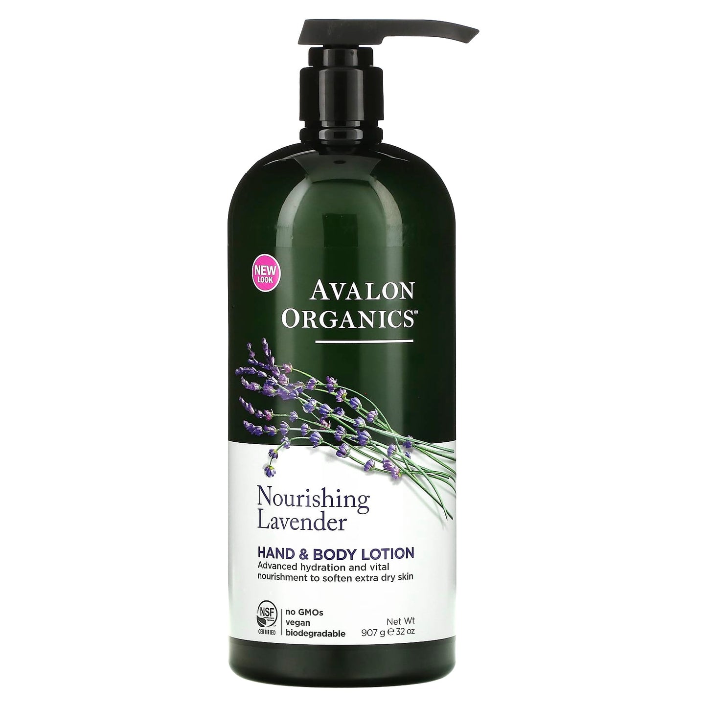 Avalon Organics, Lotion Organic Lavender Value Size, 32 Oz UPC 654749352250 | Hilife Vitamins