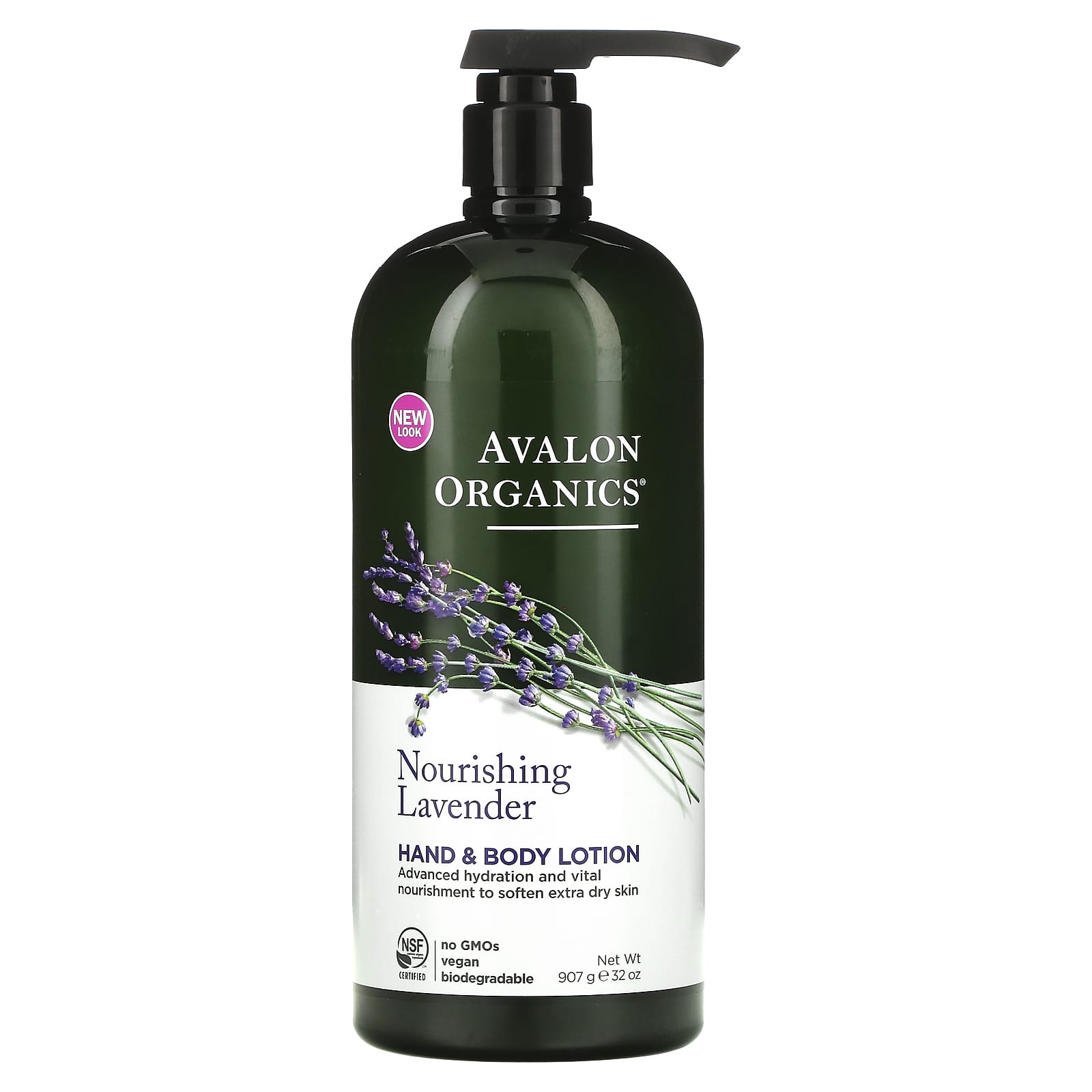 Avalon Organics, Lotion Organic Lavender Value Size, 32 Oz UPC 654749352250 | Hilife Vitamins