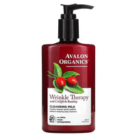 Avalon Organics, Wrinkle Therapy Cleansing Milk, 8.5 Oz UPC 654749358122 | HiLife Vitamins