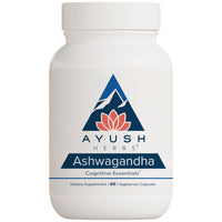 Ayush Herbs, Ashwagandha, 60 Vegetarian Capsules - 891501001043 | Hilife Vitamins