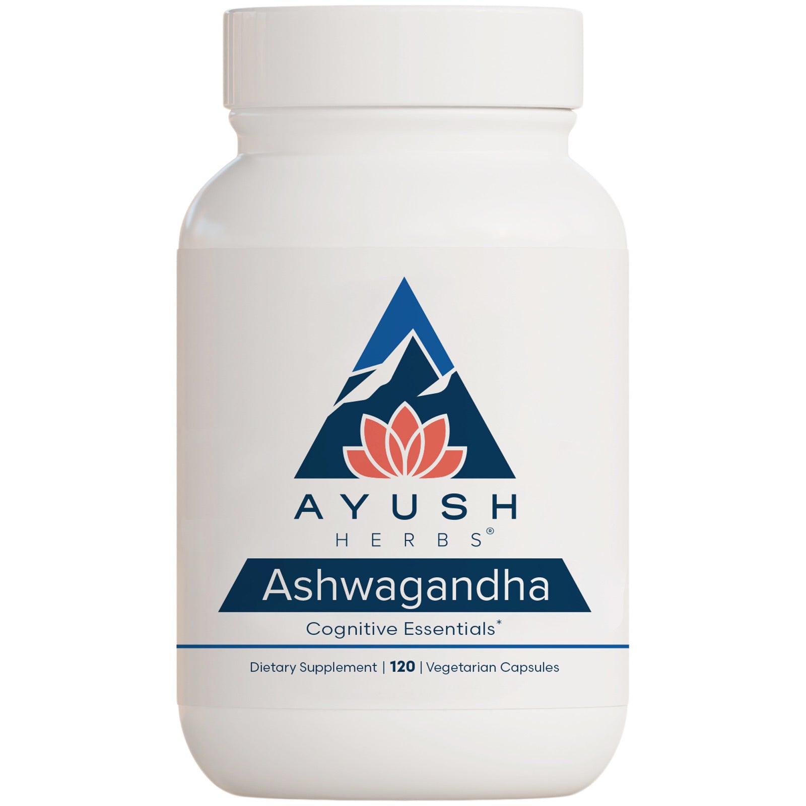 Ayush Herbs, Ashwagandha, 120 Vegetarian Capsules UPC 891501001449 | HiLife Vitamins