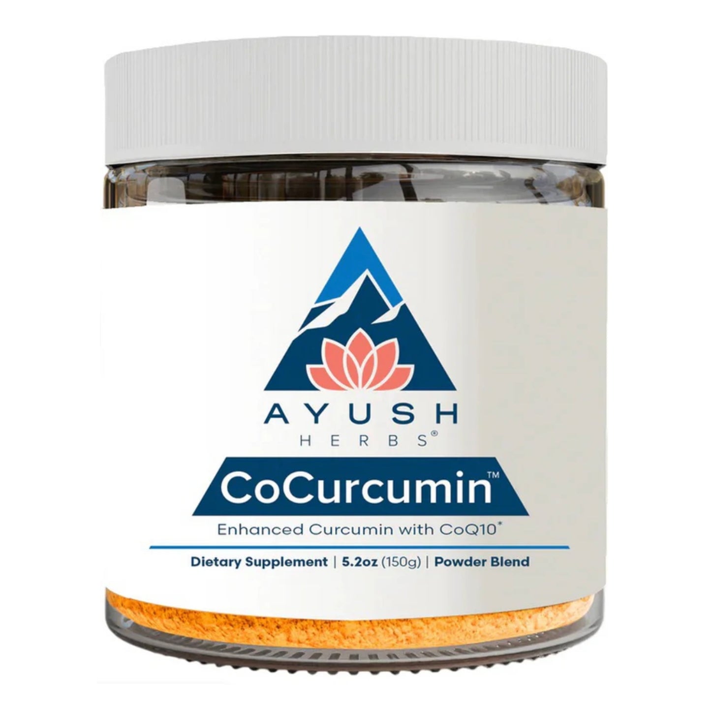 Ayush Herbs, CoCurcumin, 5.2 OZ (150g) Powder Blend UPC 891501001463 | HiLife Vitamins