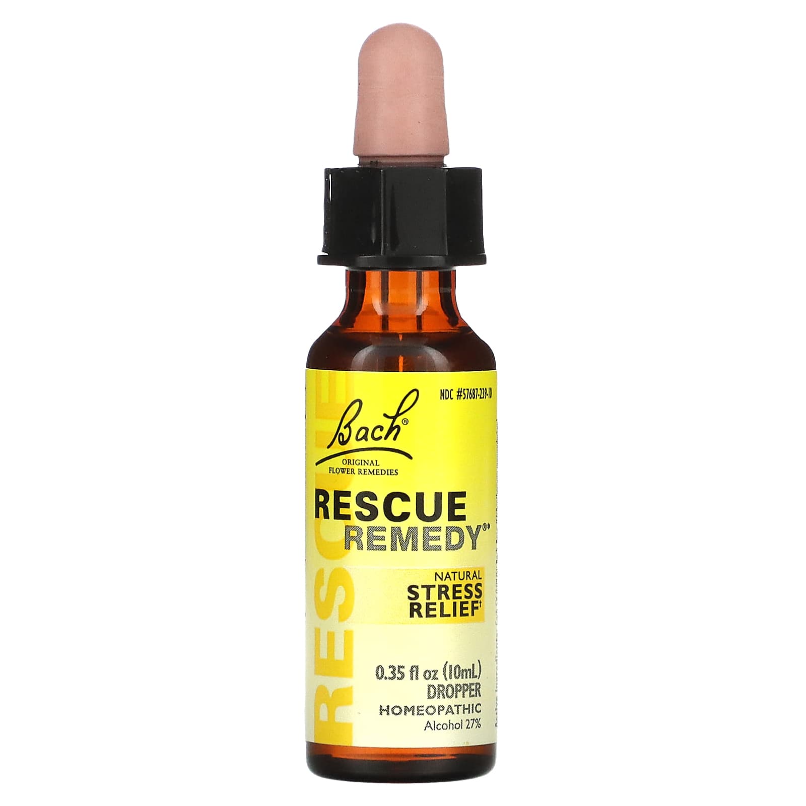 Bach Flower, Rescue Remedy Flower Essence, .35 Oz Liquid UPC 741273003908 | Hilife Vitamins