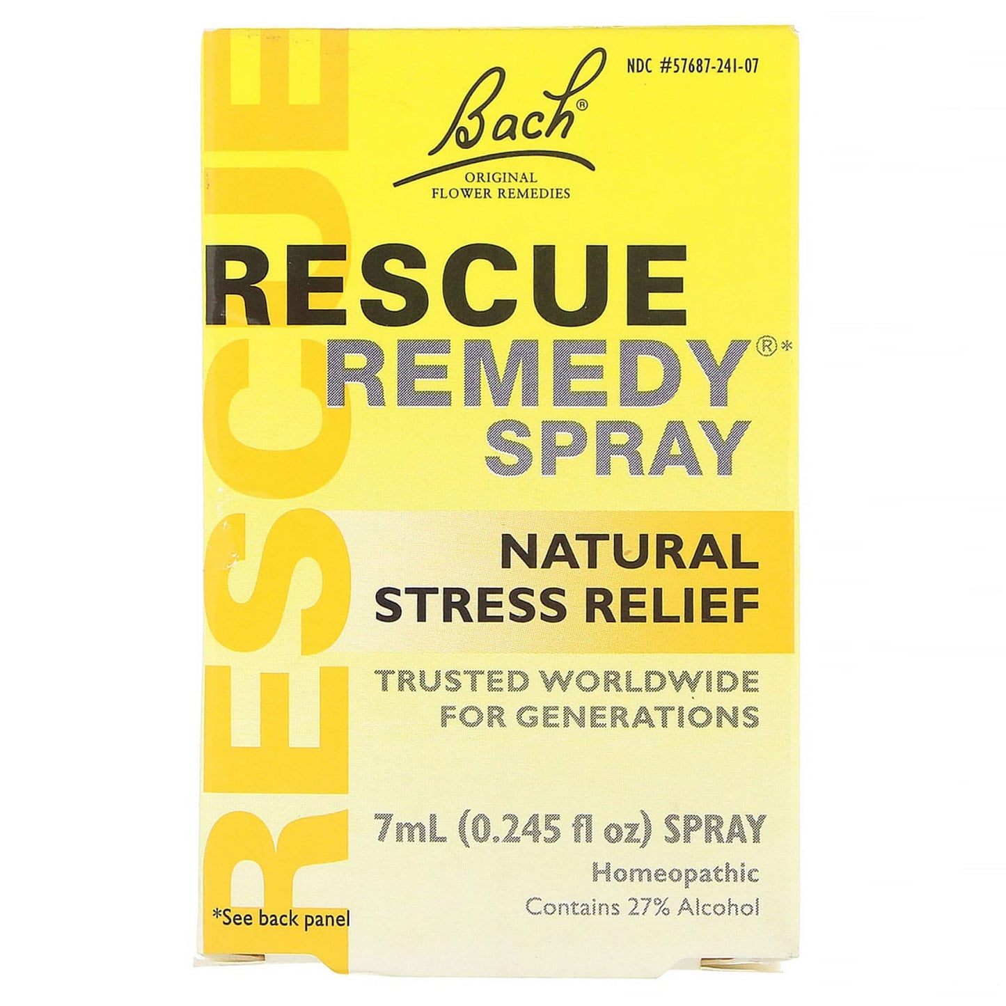 Bach Flower, Rescue Remedy Spray, .245 oz Spray UPC 741273013976 | Hilife Vitamins