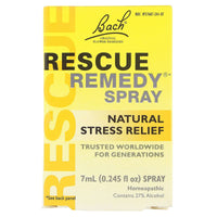 Bach Flower, Rescue Remedy Spray, .245 oz Spray UPC 741273013976 | Hilife Vitamins