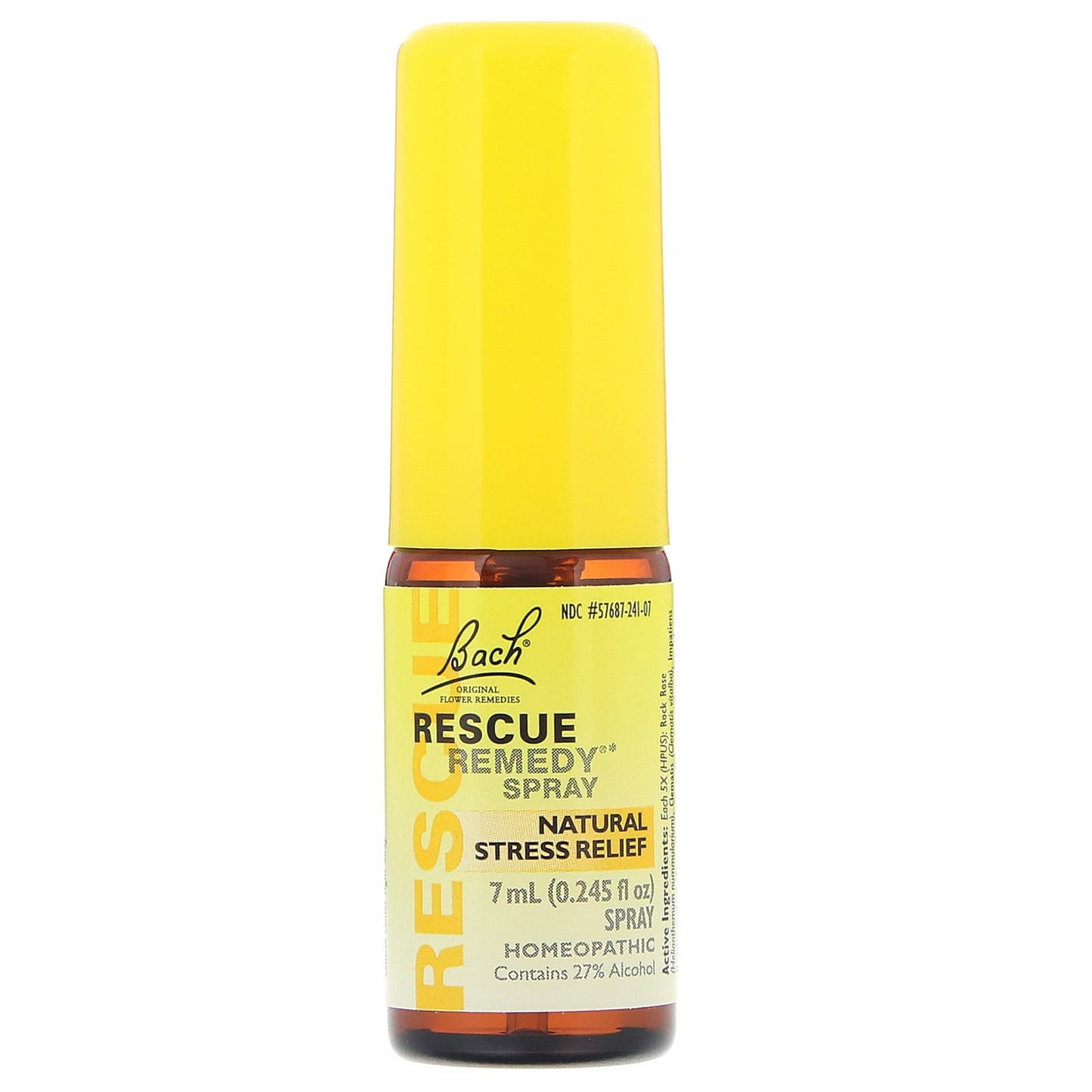 Bach Flower, Rescue Remedy Spray, .245 oz Spray UPC 741273013976 | Hilife Vitamins