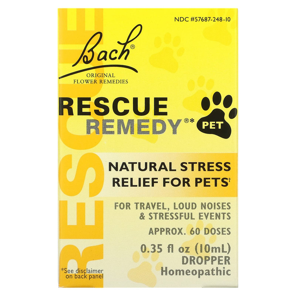 Bach Flower, Rescue Remedy Pet, .35 oz UPC 741273015000 | Hilife Vitamins