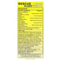 Bach Flower, Rescue Sleep Liquid Melts, 28 Capsules UPC 741273015284 | Hilife Vitamins