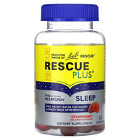 Bach Flower, Rescue Plus Sleep 2.5mg Natural Strawberry Gummy, 60 UPC 741273015789 | Hilife Vitamins