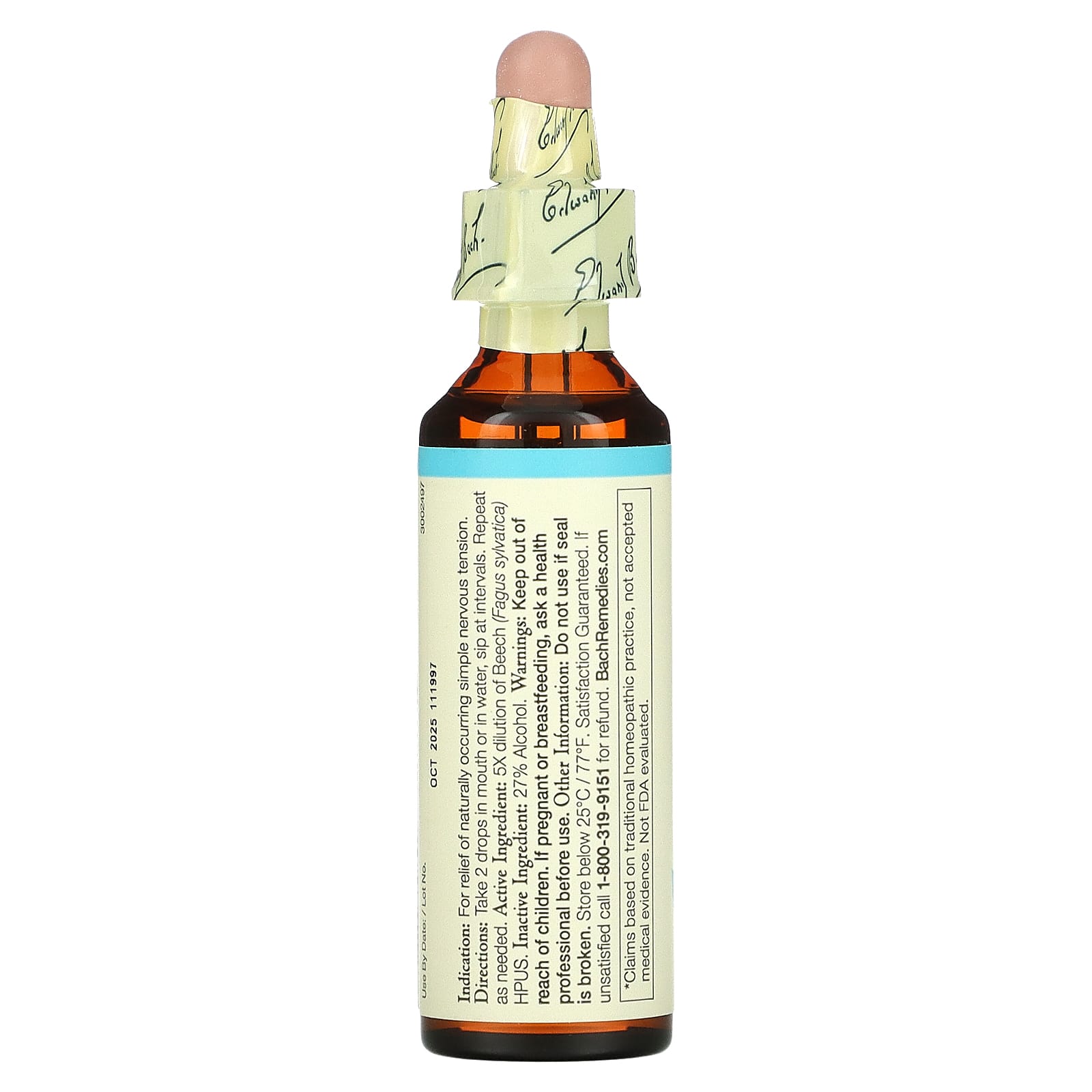 Bach Flower, Flower Essence Beech, .7 oz Liquid UPC 741273204312 | Hilife Vitamins