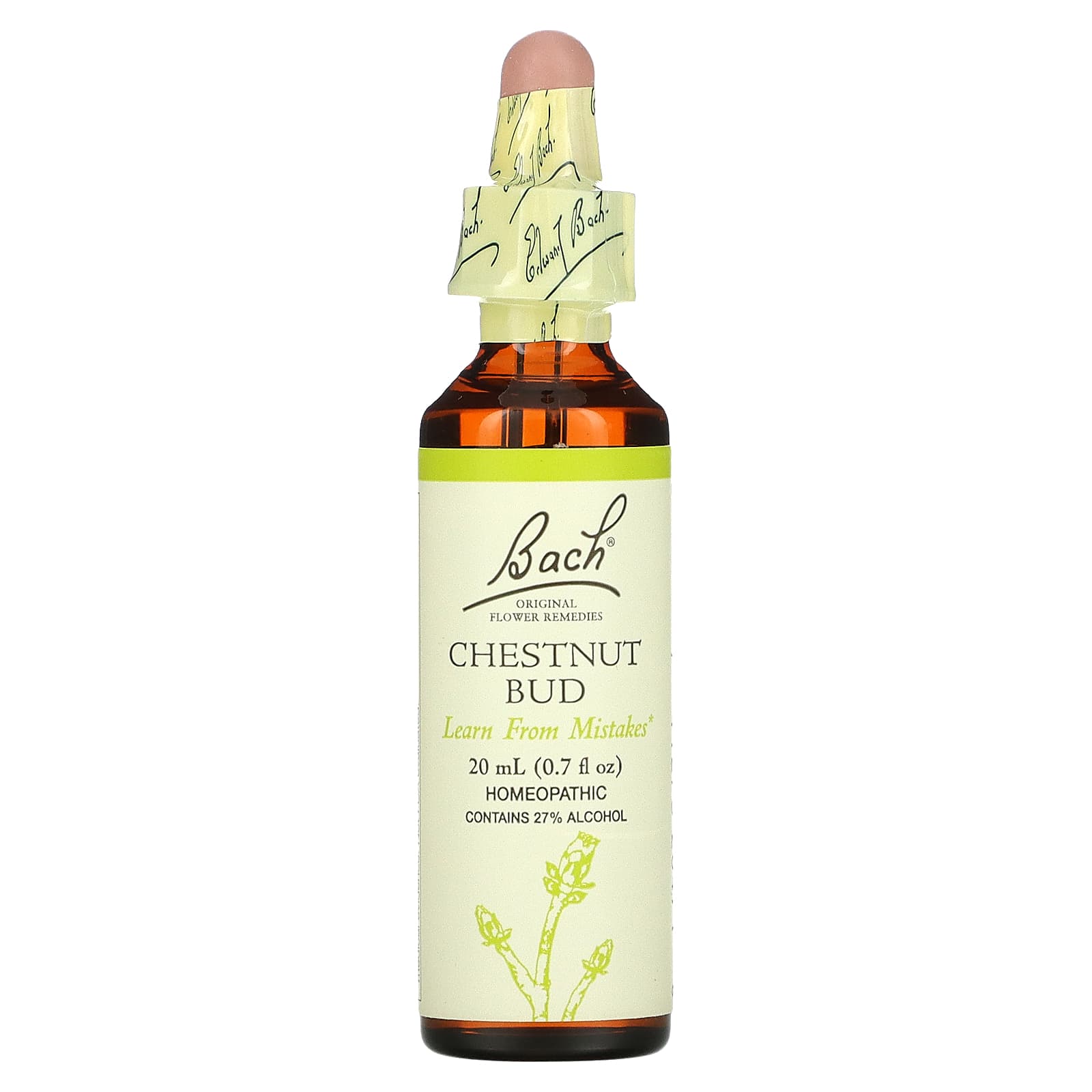Bach Flower, Flower Essence Chestnut Bud, .7 oz Liquid UPC 741273204718 | Hilife Vitamins