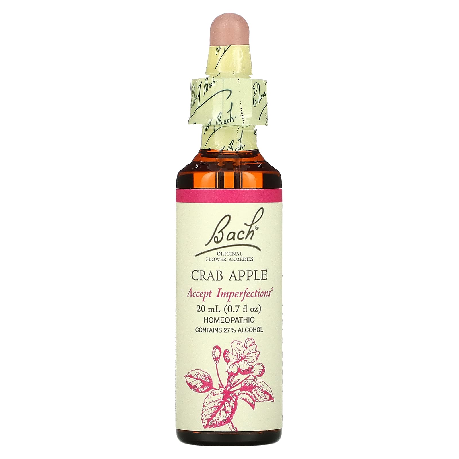 Bach Flower, Flower Essence Crab Apple, .7 Oz Liquid UPC 741273205012 | Hilife Vitamins