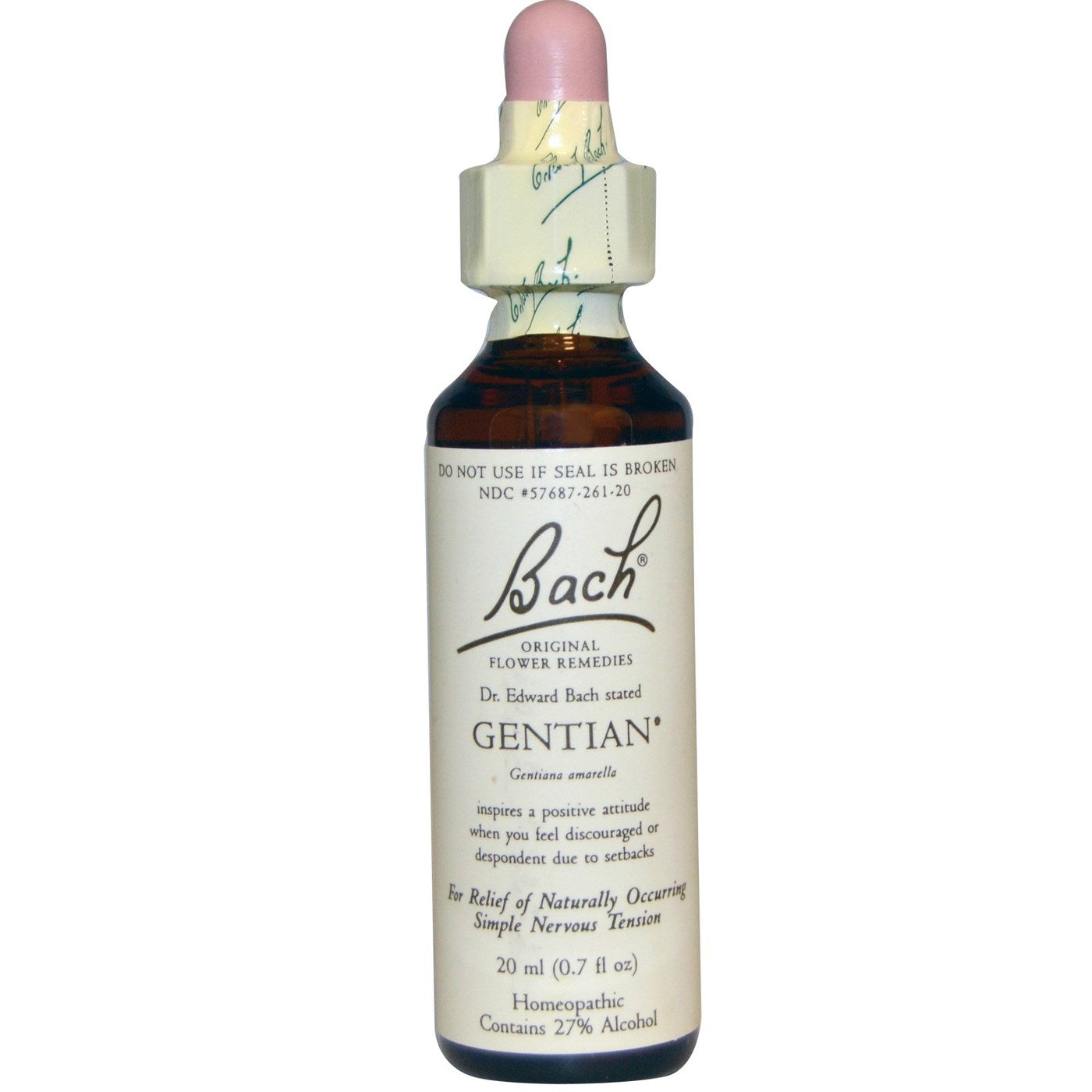 Bach Flower, Flower Essence Gentian, .7 Oz UPC 741273205210 | Hilife Vitamins