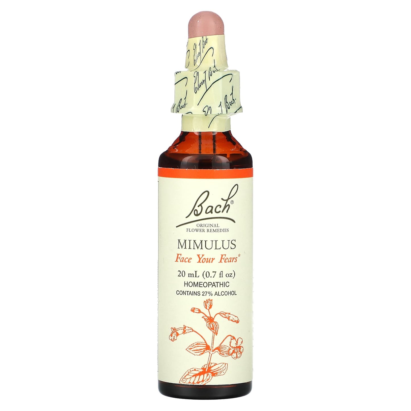 Bach Flower, Flower Essence Mimulus, 20 UPC 741273206019 | Hilife Vitamins