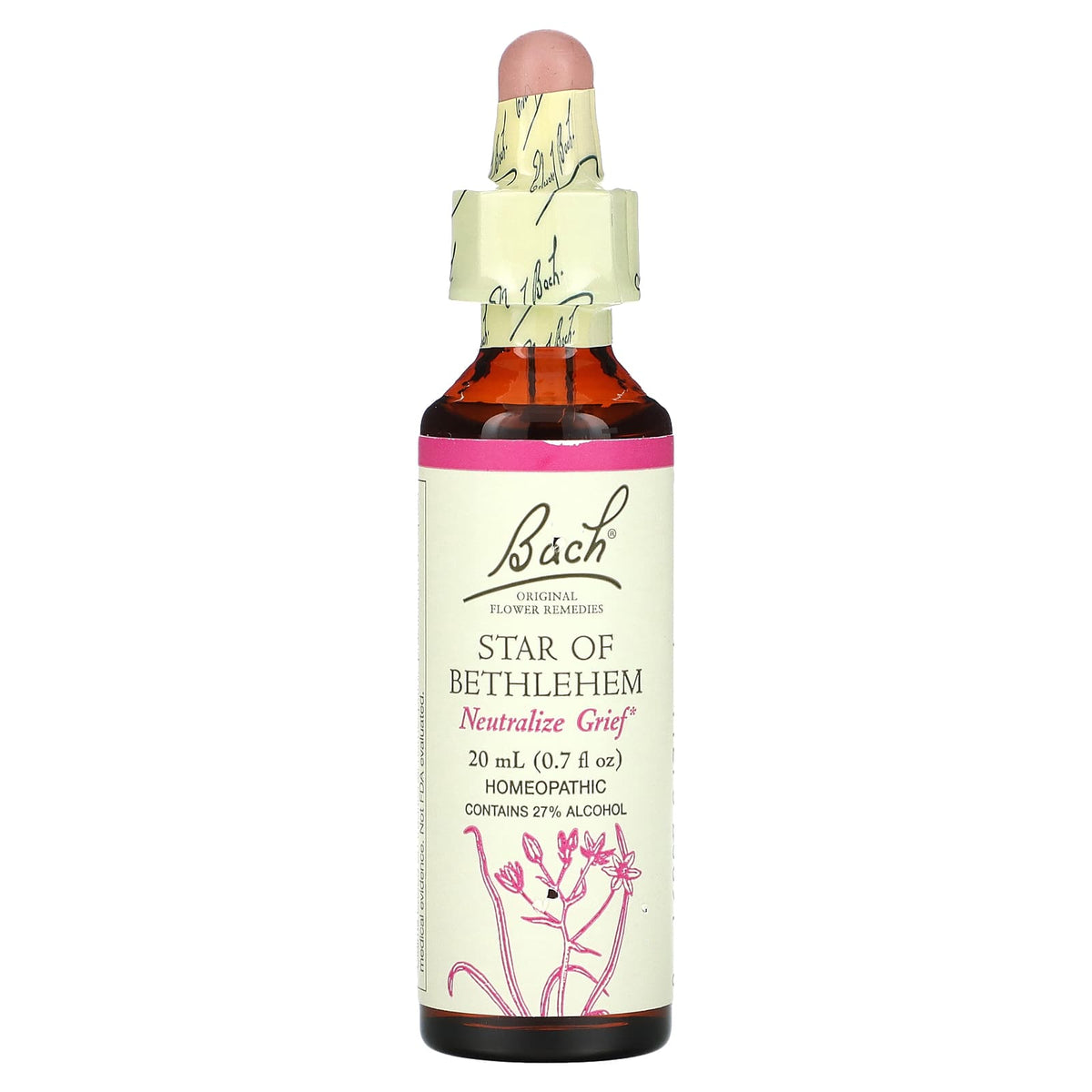 Bach Flower, Flower Essence Star Of Bethlehem, .7 Oz UPC 741273206910 | Hilife Vitamins