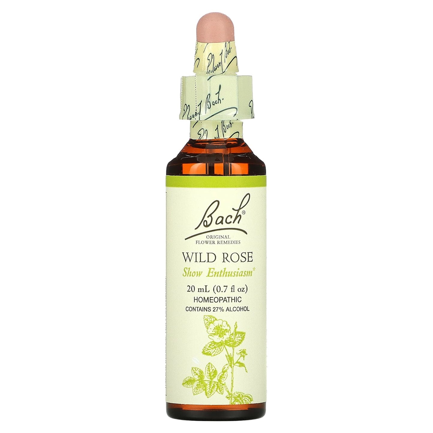 Bach Flower, Flower Essence Wild Rose, .7 oz Liquid UPC 741273207719 | Hilife Vitamins