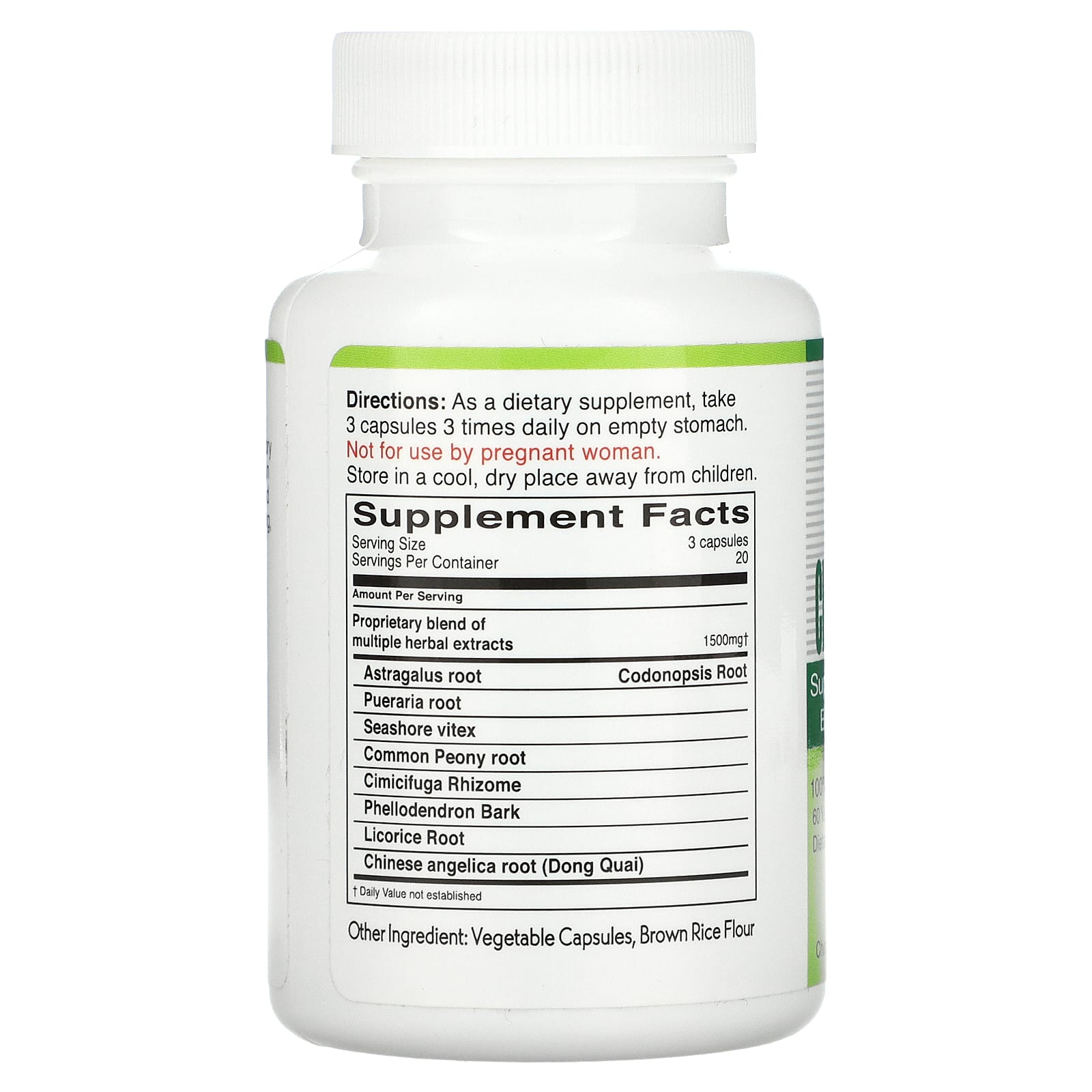 Balanceuticals, Clear Eye & Sharp Ear, 500 mg, 60 Vegetarian Capsules UPC 674756980147 | Hilife Vitamins
