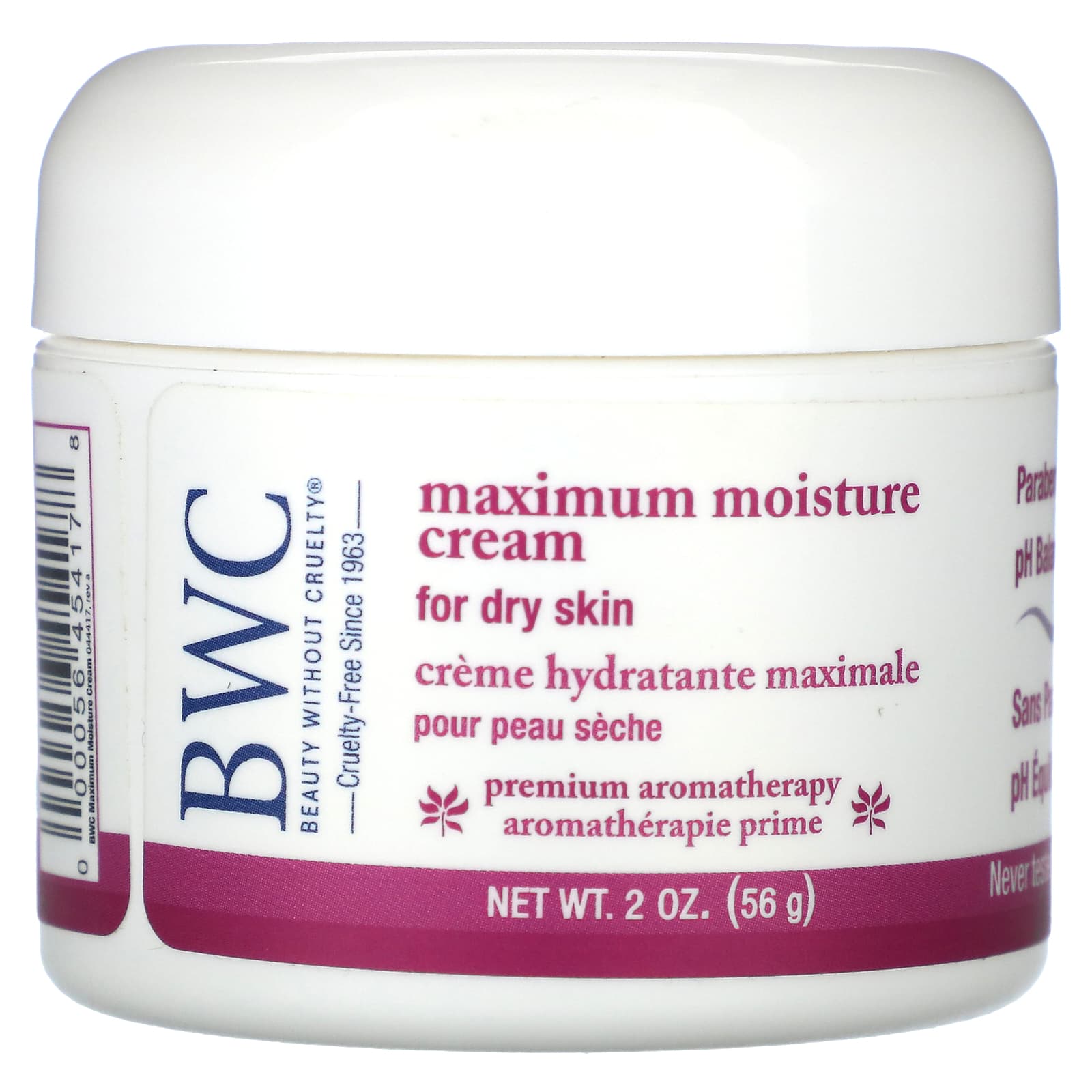 Beauty Wo Cruelty, Maximum Skin Cream, 2 Oz UPC 000056454178 | Hilife Vitamins