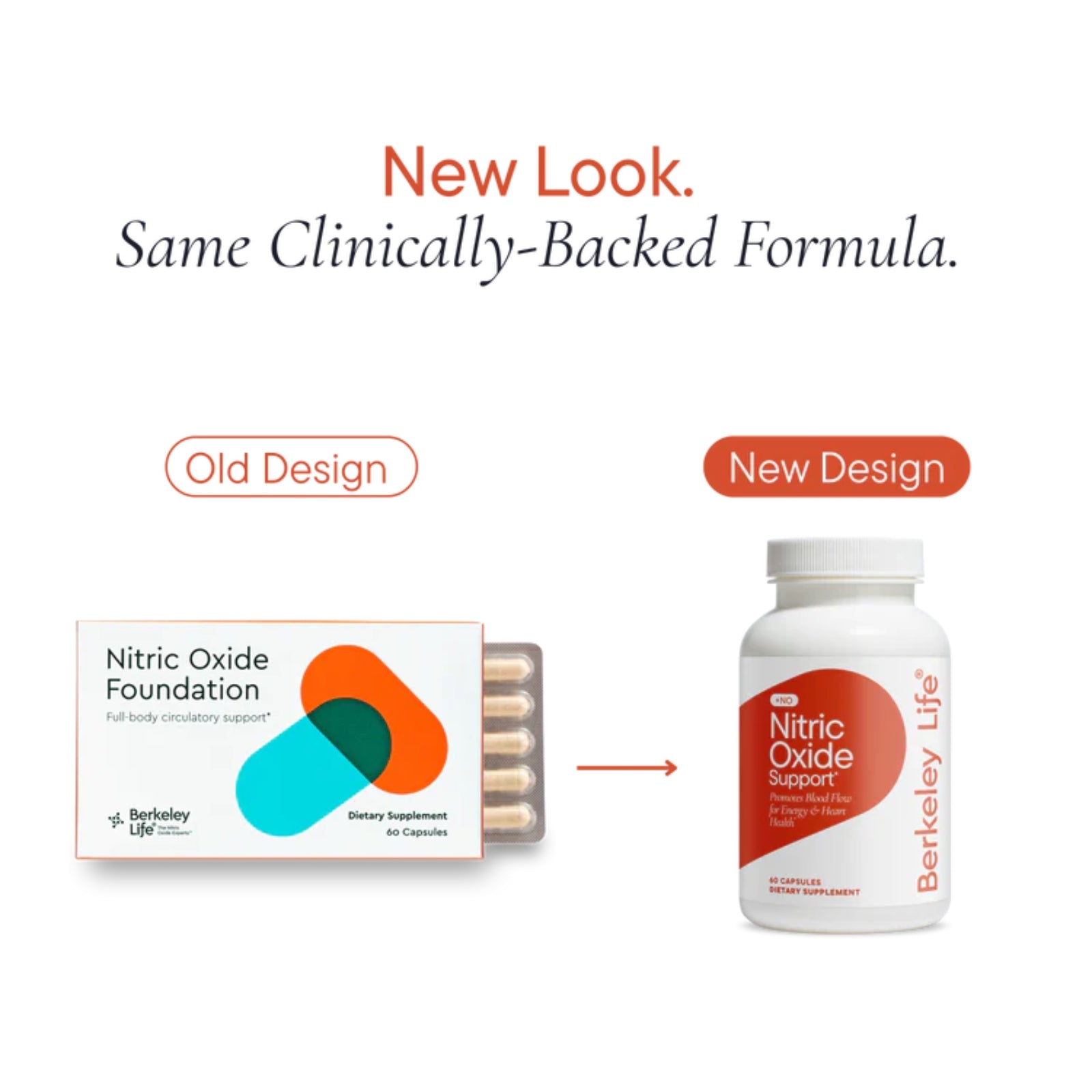 Berkeley Life Professional, Nitric Oxide Foundation, 180 Capsules UPC 817105020914 | HiLife Vitamins